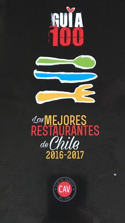 Guía 100 los mejores restaurantes de Chile 2016-2017 