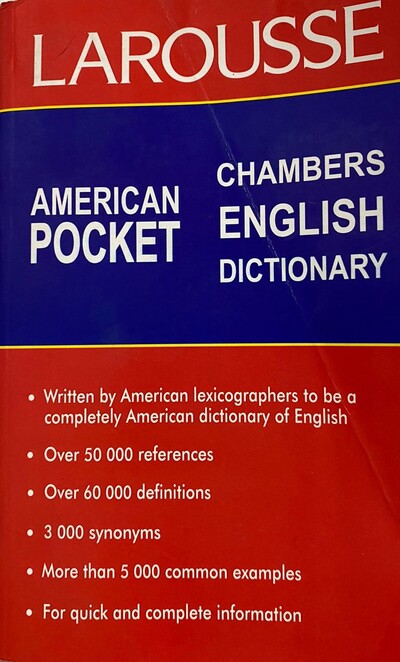 American pocket Chambers English Dictionary
