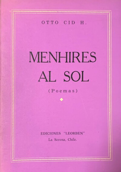 Menhires al sol (Poemas)